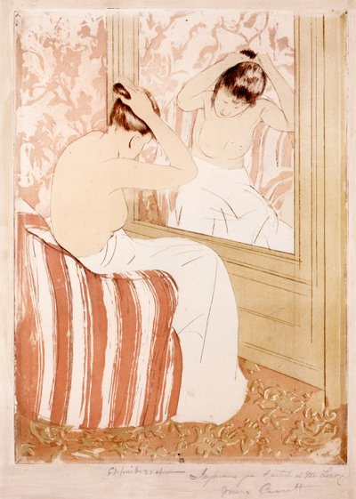 The Coiffure by Mary Cassatt